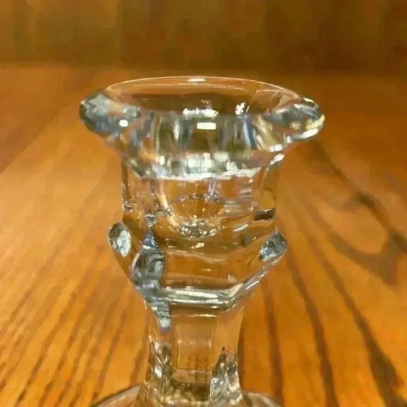 3 Vintage Crystal Candle Stick Holders Perfect For Holidays/Christmas/Home Decor - Picture 7 of 9